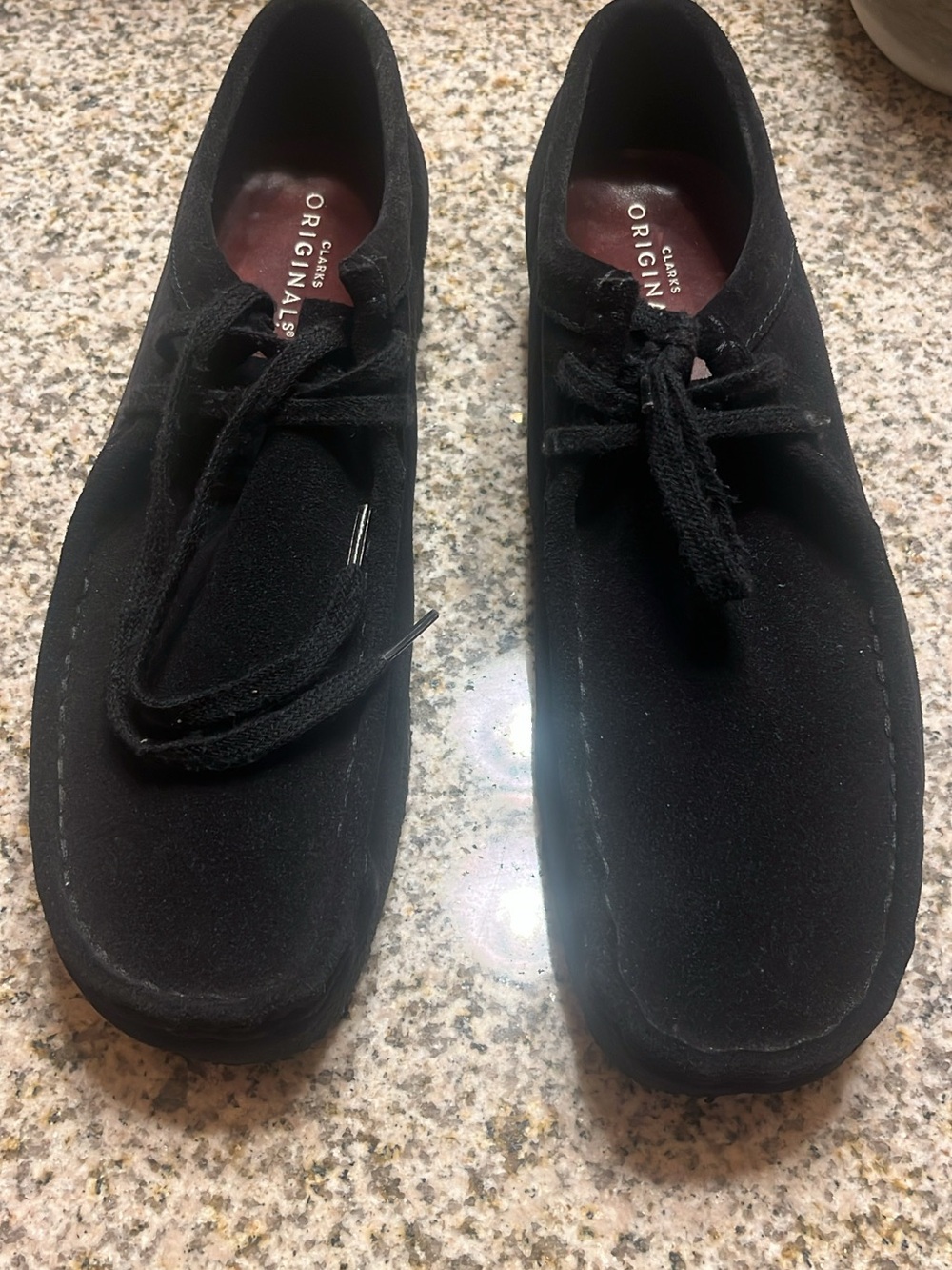 Clarks Originals Men’s Black Suede Chukka Wallabee Boots